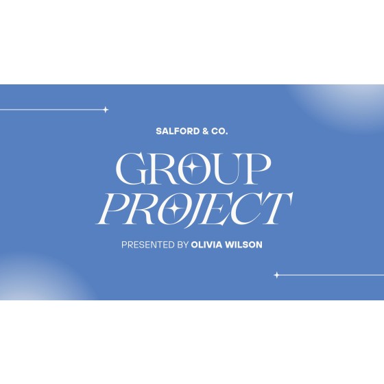 Minimalist Elegant Blue‑Tone General Marketing Planning PPT Template